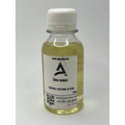 Flaxseed oil bleached by...